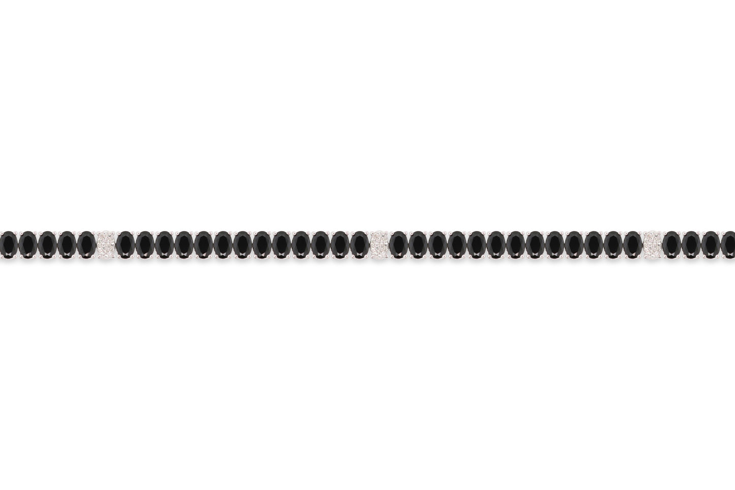 Black Diamond Tennis Bracelet