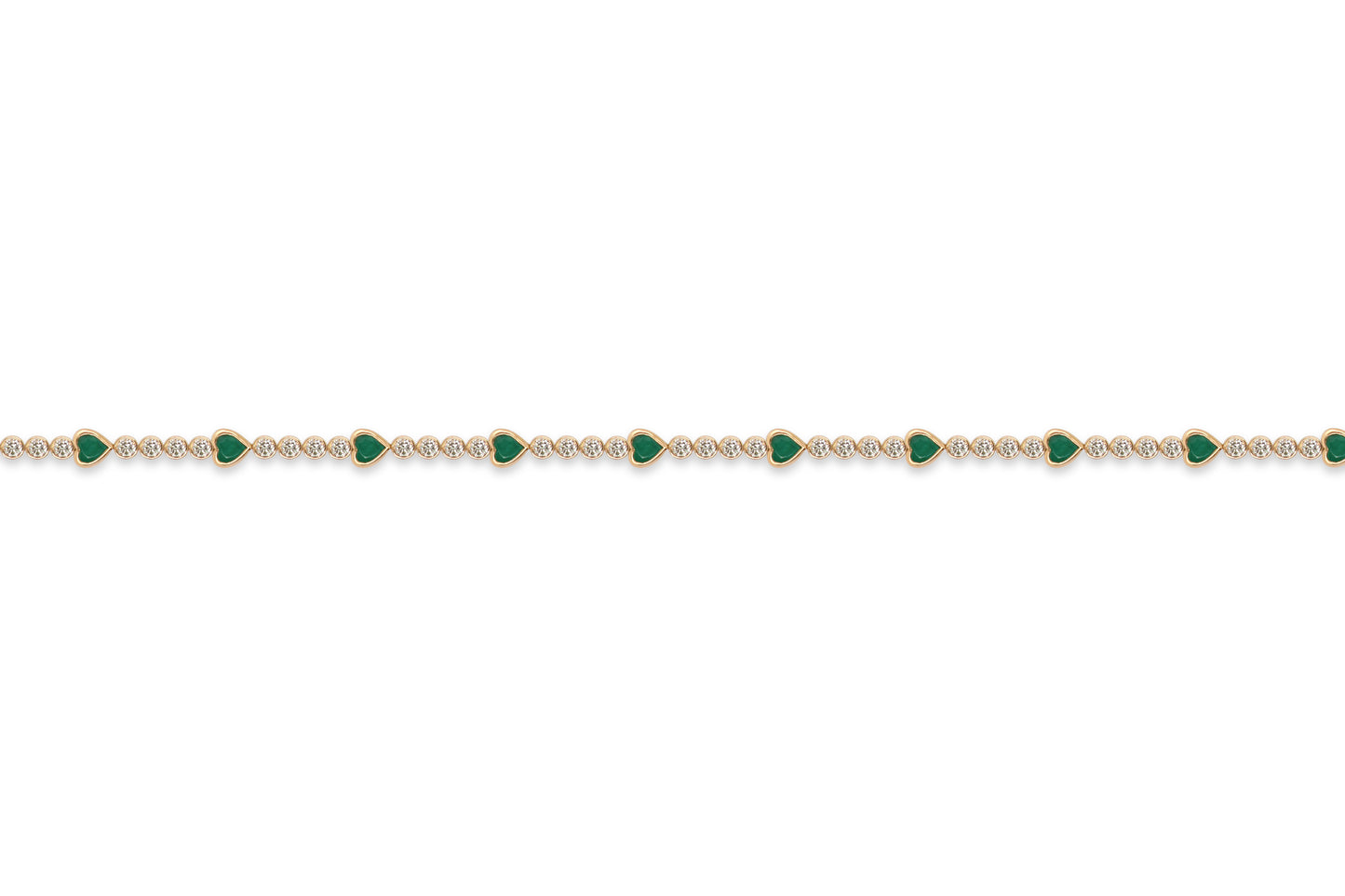 Diamond and Emerald Bracelet