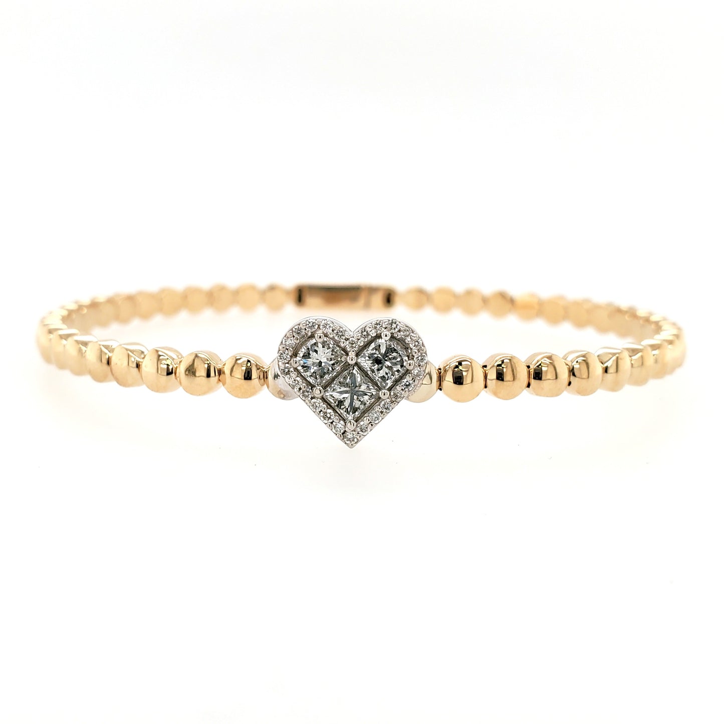 HEART DIAMOND BANGLE