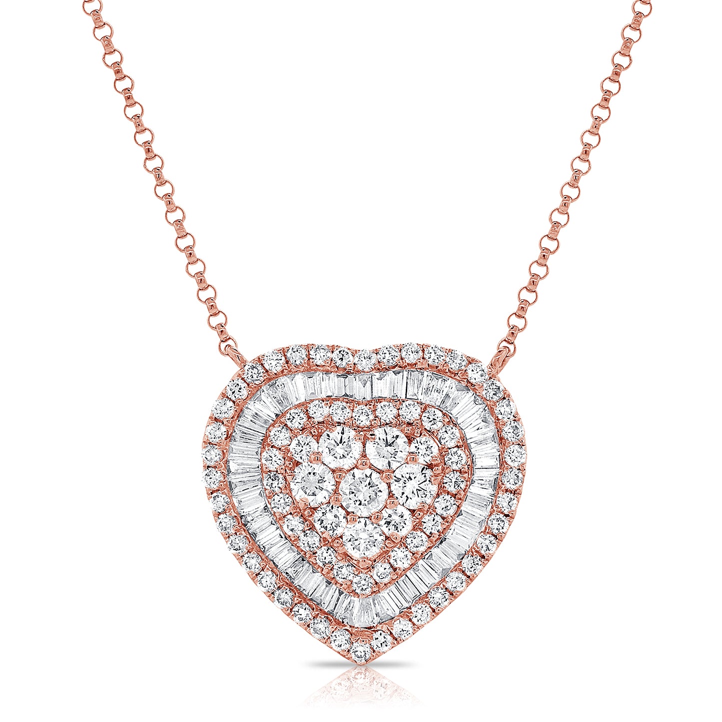 DIAMOND HEART NECKLACE
