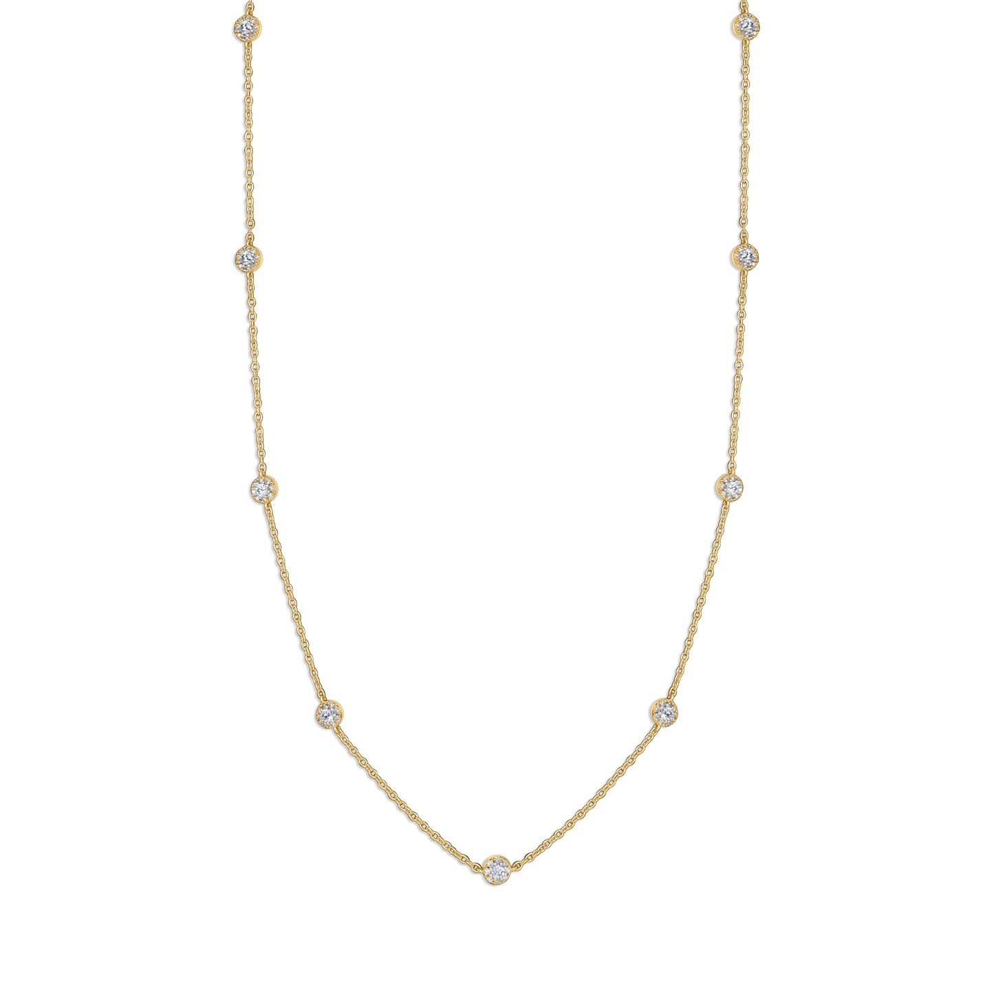 Diamond By The Yard Necklace