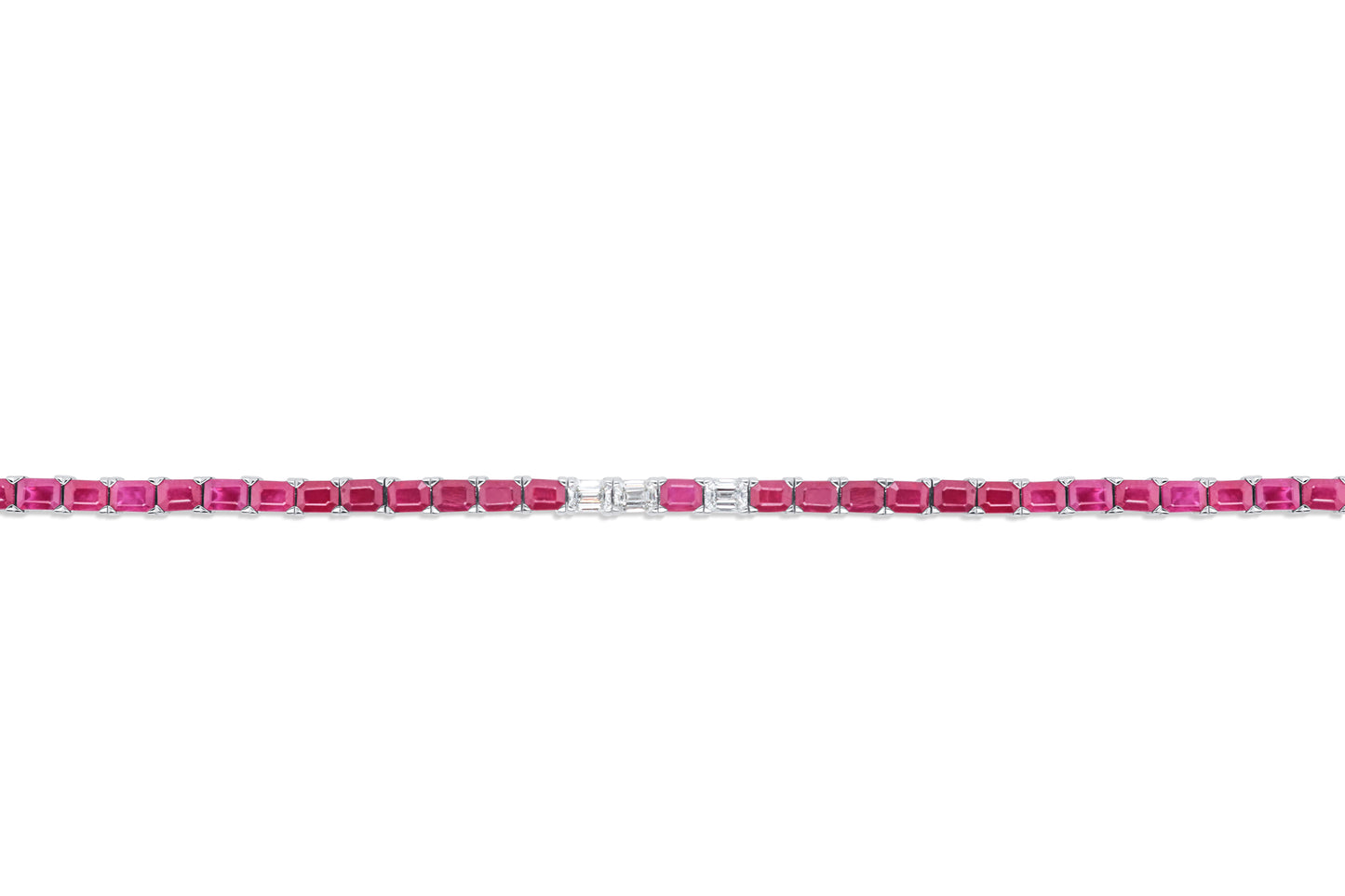 Ruby Tennis Bracelet