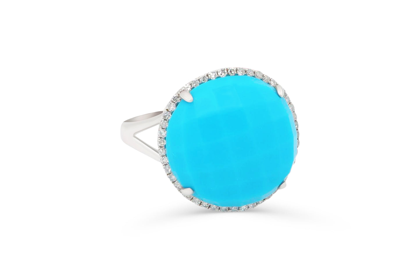 Turquoise Circle Ring