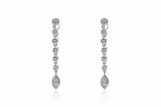 Diamond Chain Earrings