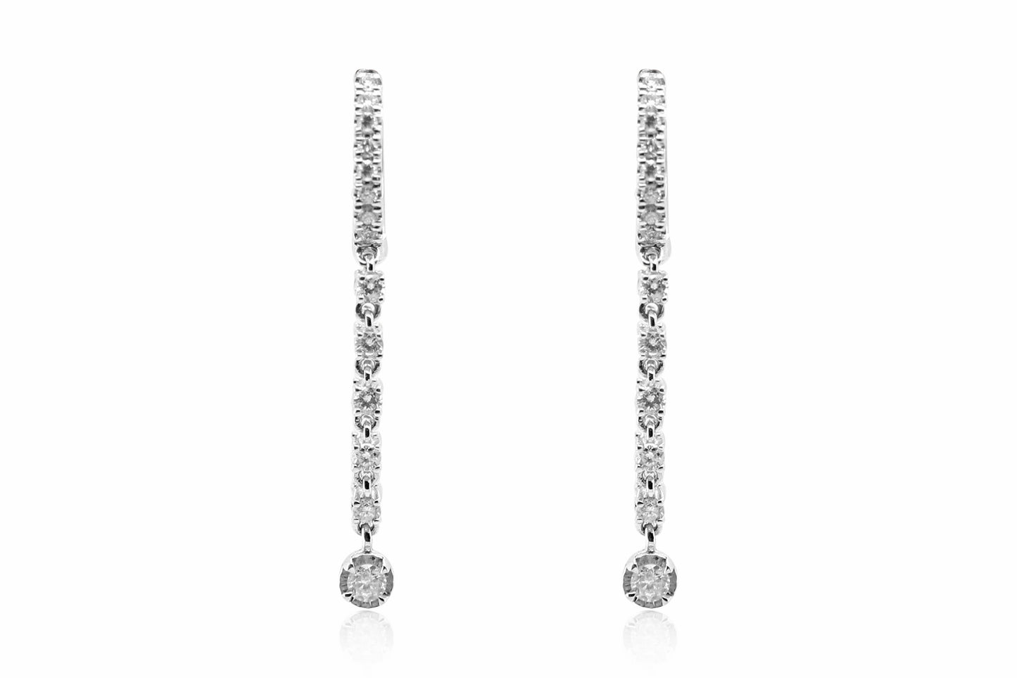 Diamond Chain Earrings