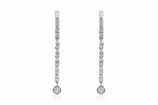 Diamond Chain Earrings