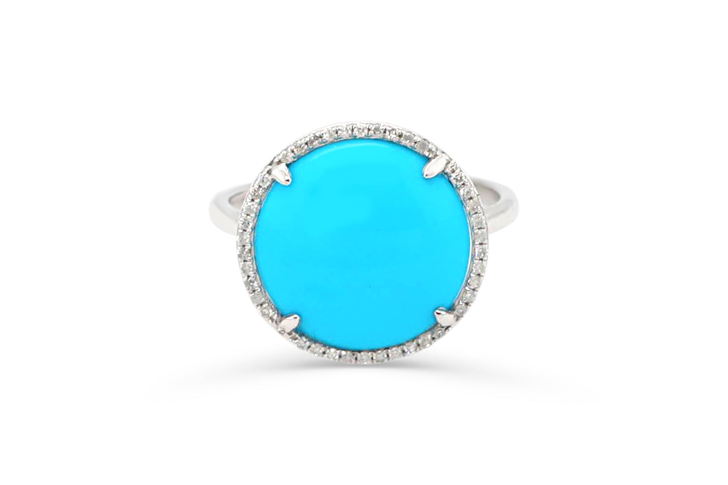 Turquoise Circle Ring