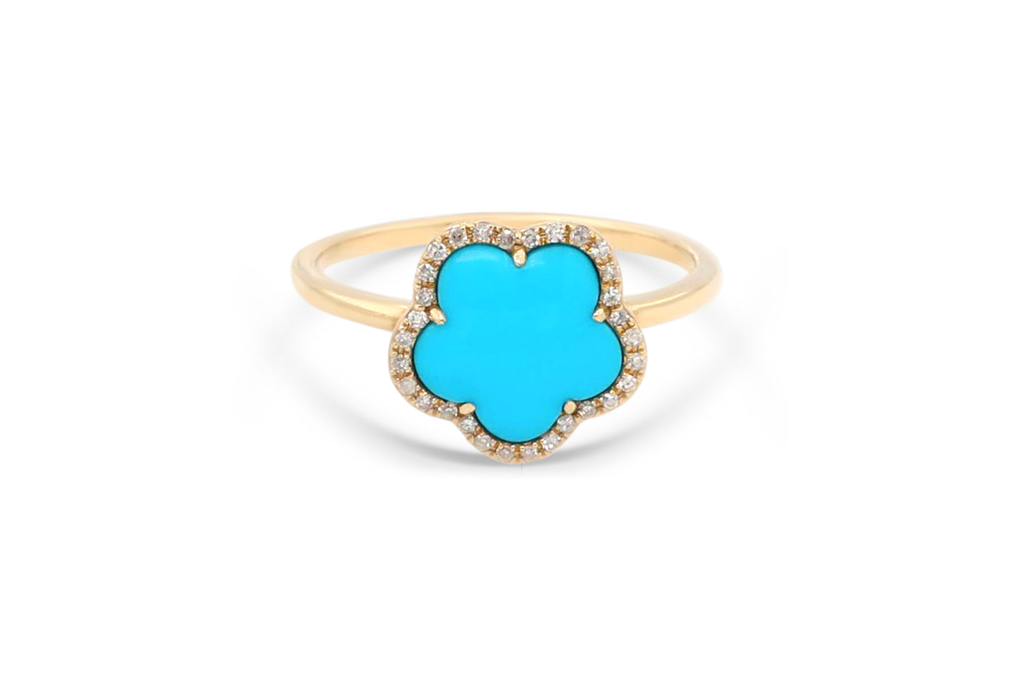 Turquoise Flower Ring