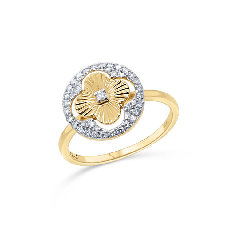 Clover Cut Out Ring