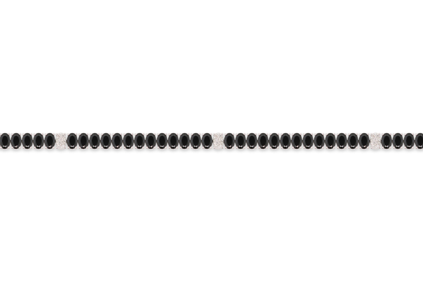 Black Diamond Tennis Bracelet