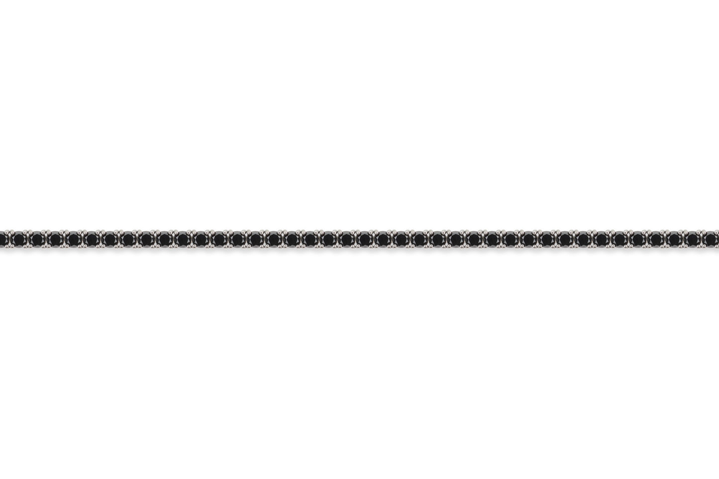 Black Diamond Tennis Bracelet