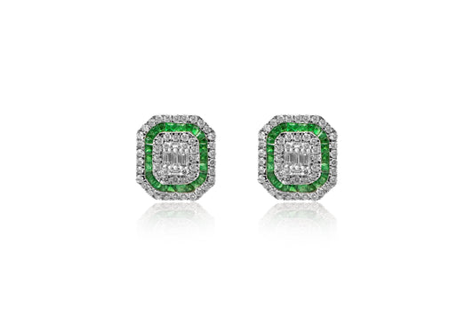 Emerald Studs