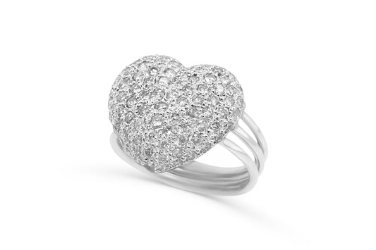 Heart Diamond Ring