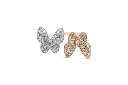 Butterfly Diamond Ring