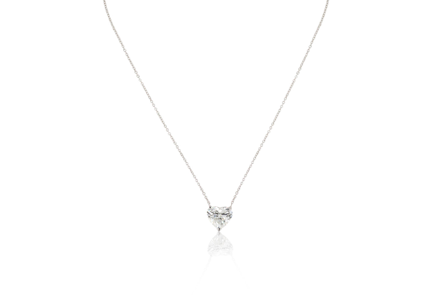 Lab Diamond Solitaire Necklace