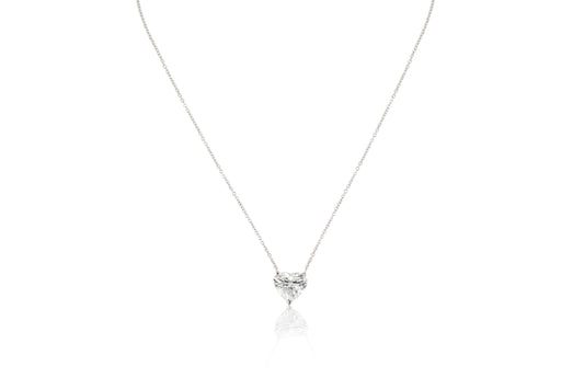 Lab Diamond Solitaire Necklace