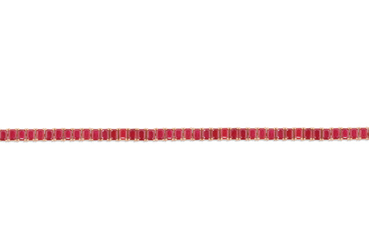 Ruby Tennis Bracelet