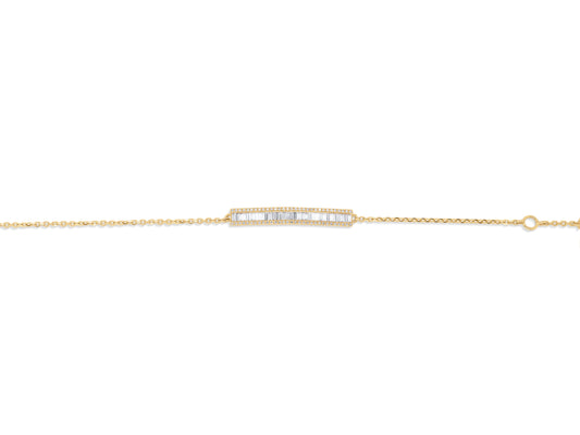 Diamond Bar Bracelet