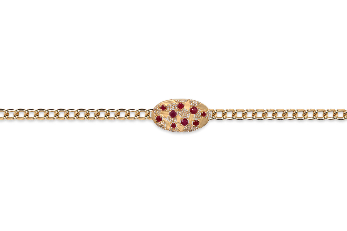 Gold and Ruby Bracelet