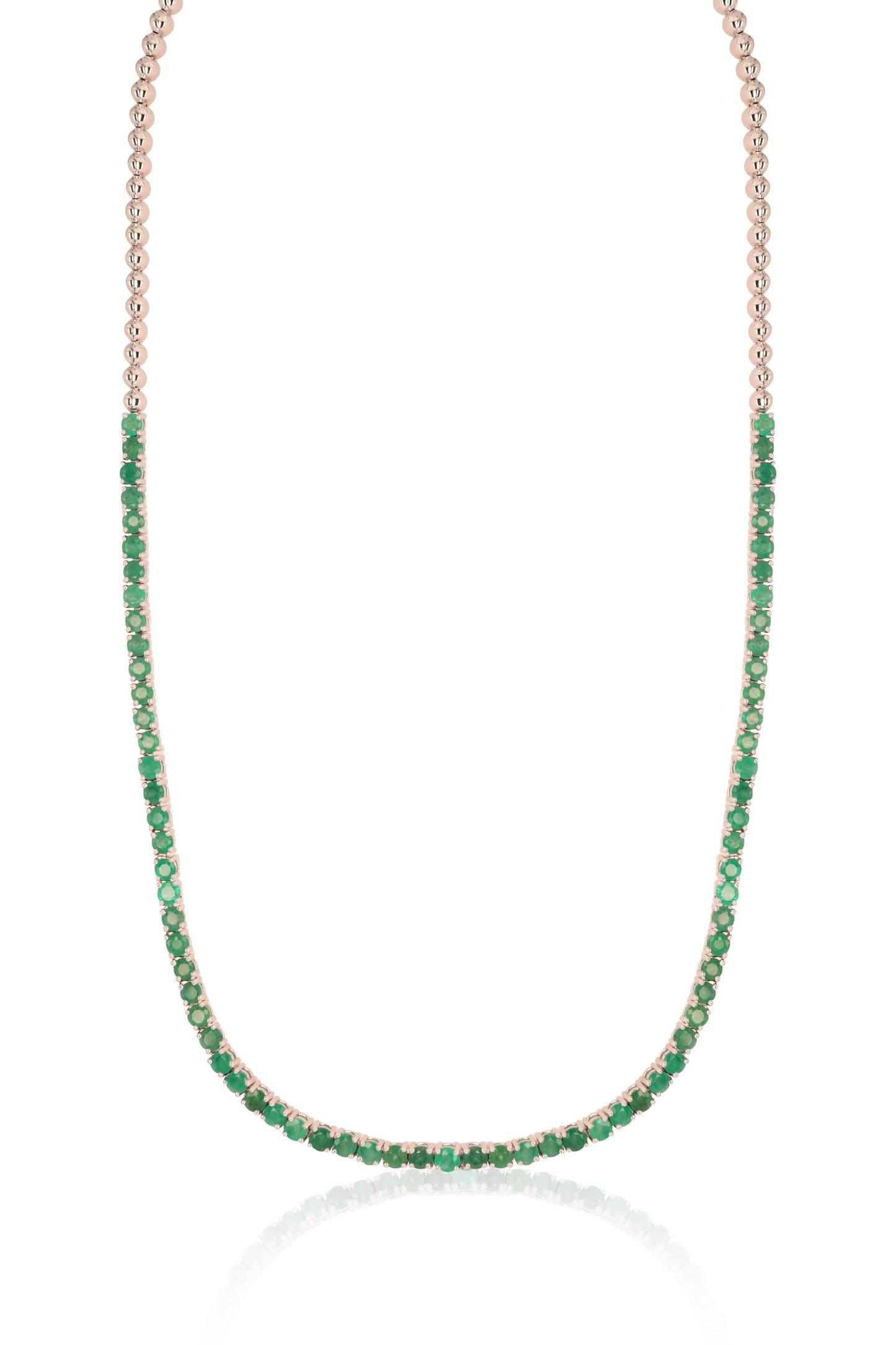 Emerald Tennis Necklace