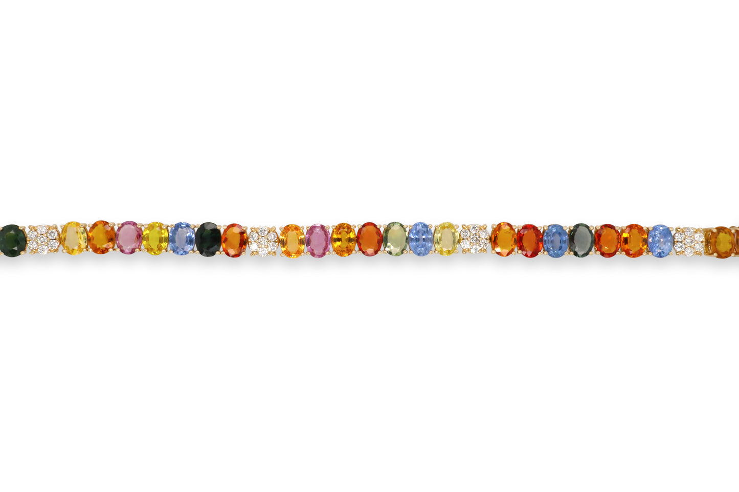 Multicolored Tennis Bracelet