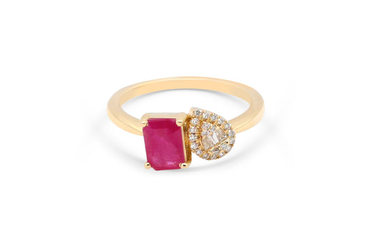 Ruby and Diamond Ring