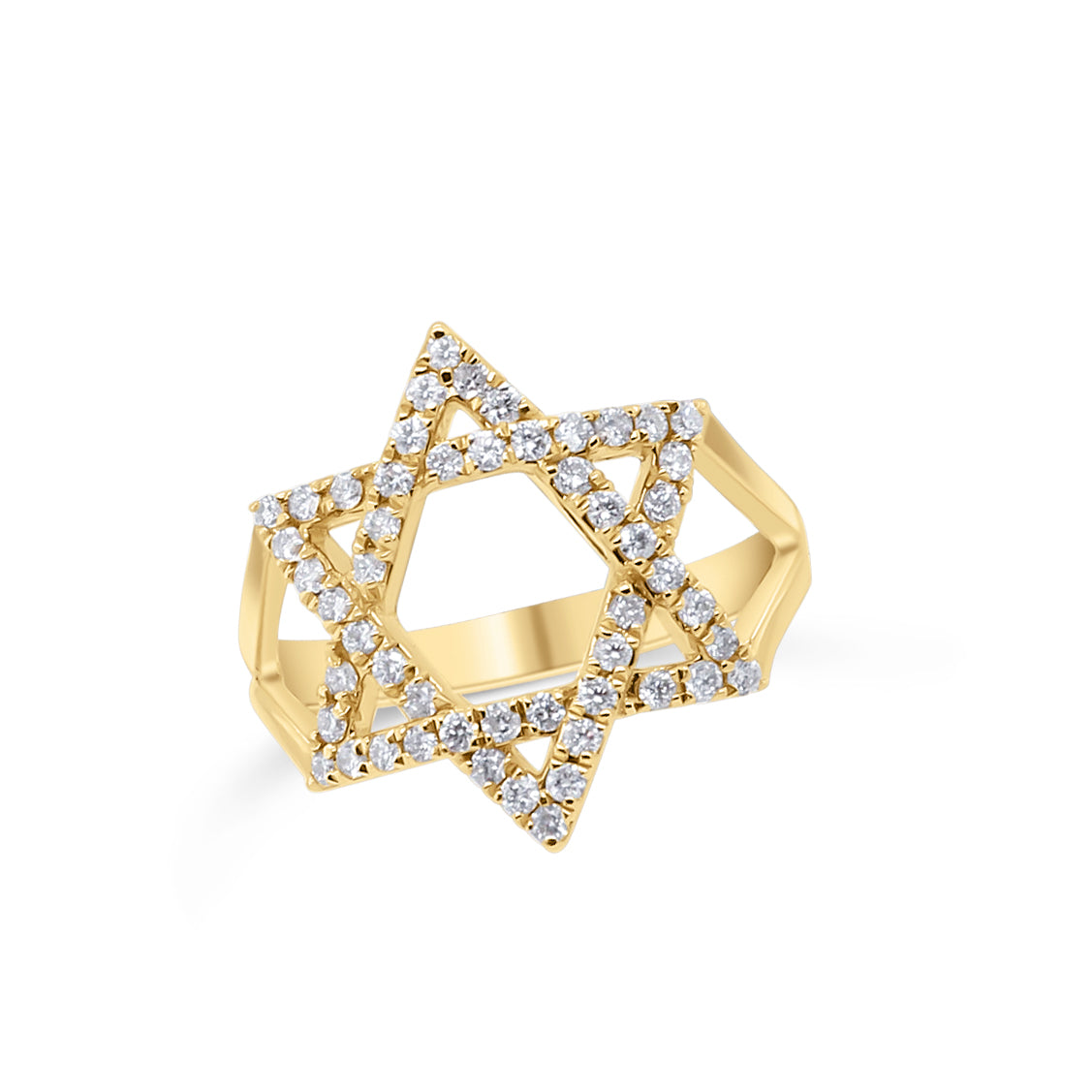 Israeli Star Diamond Ring