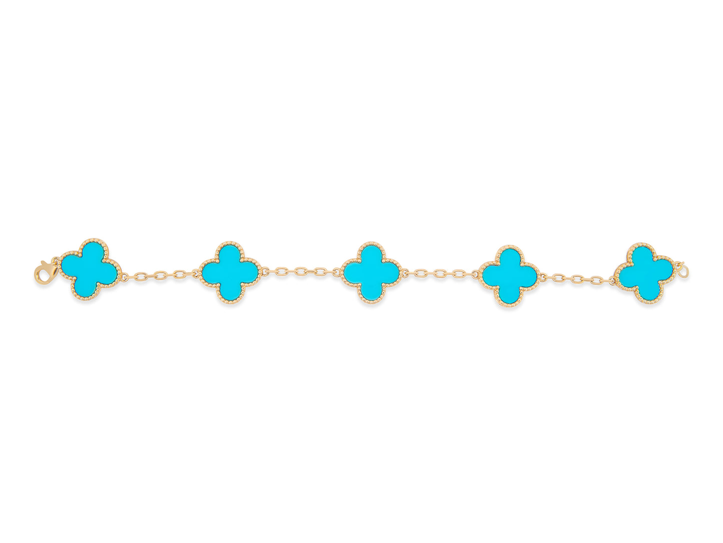 Turquoise Clover Bracelet