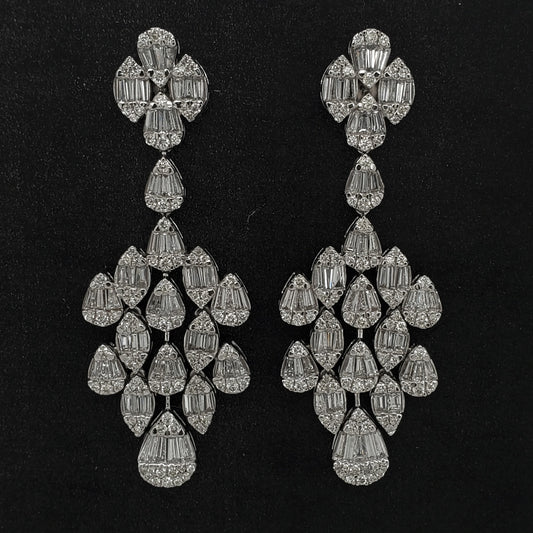 DIAMOND HANGING EARRINGS