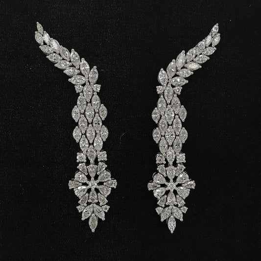 DIAMOND HANGING EARRINGS