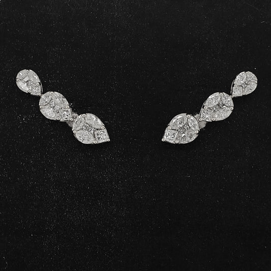 DIAMOND CRAWLING EARRING