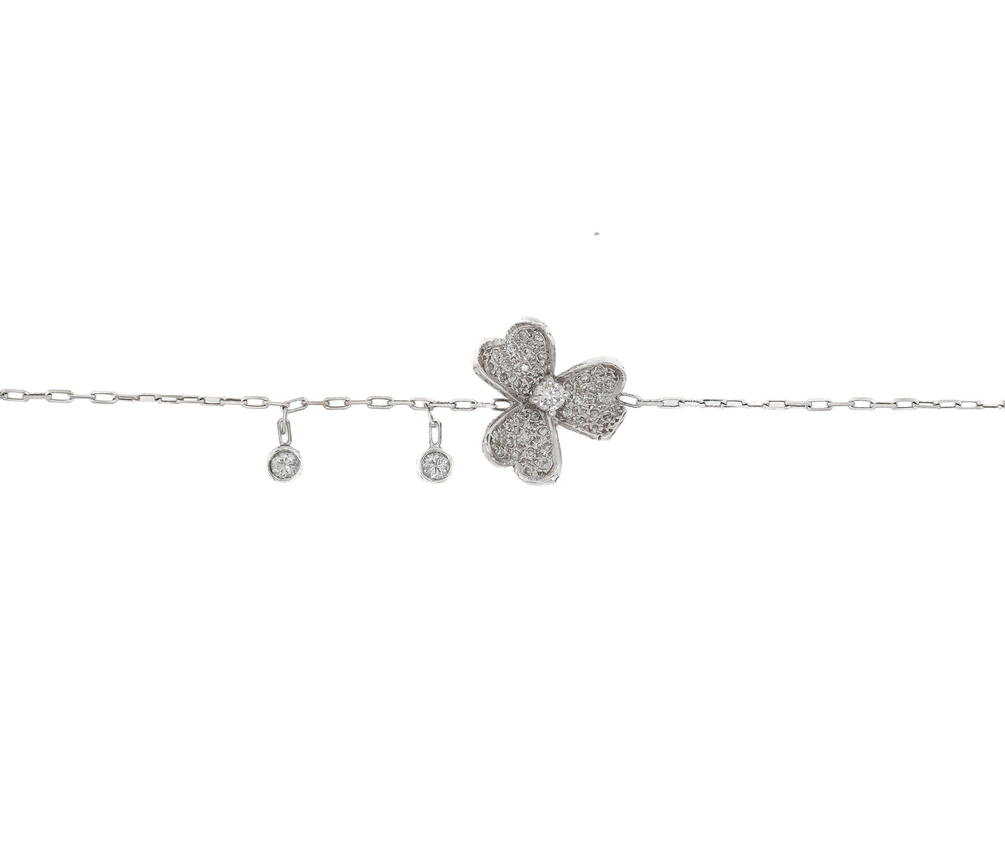 Diamond Flower Bracelet