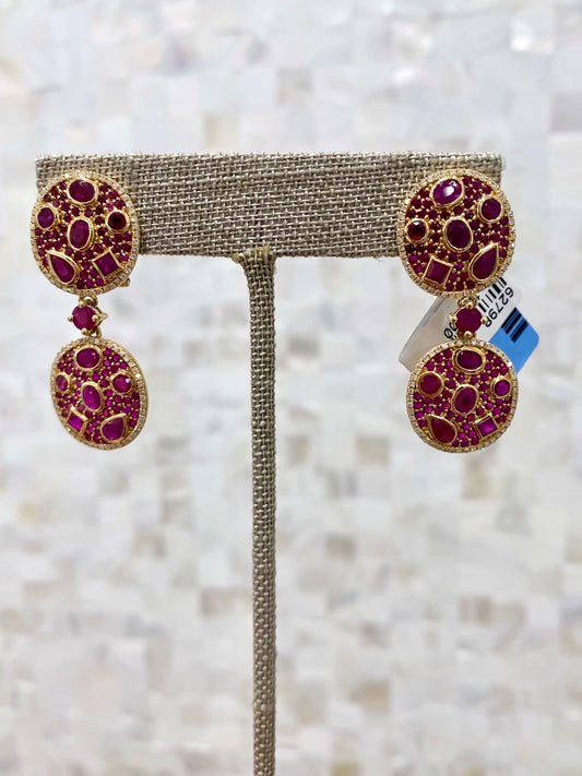 Sophia Ruby Earring