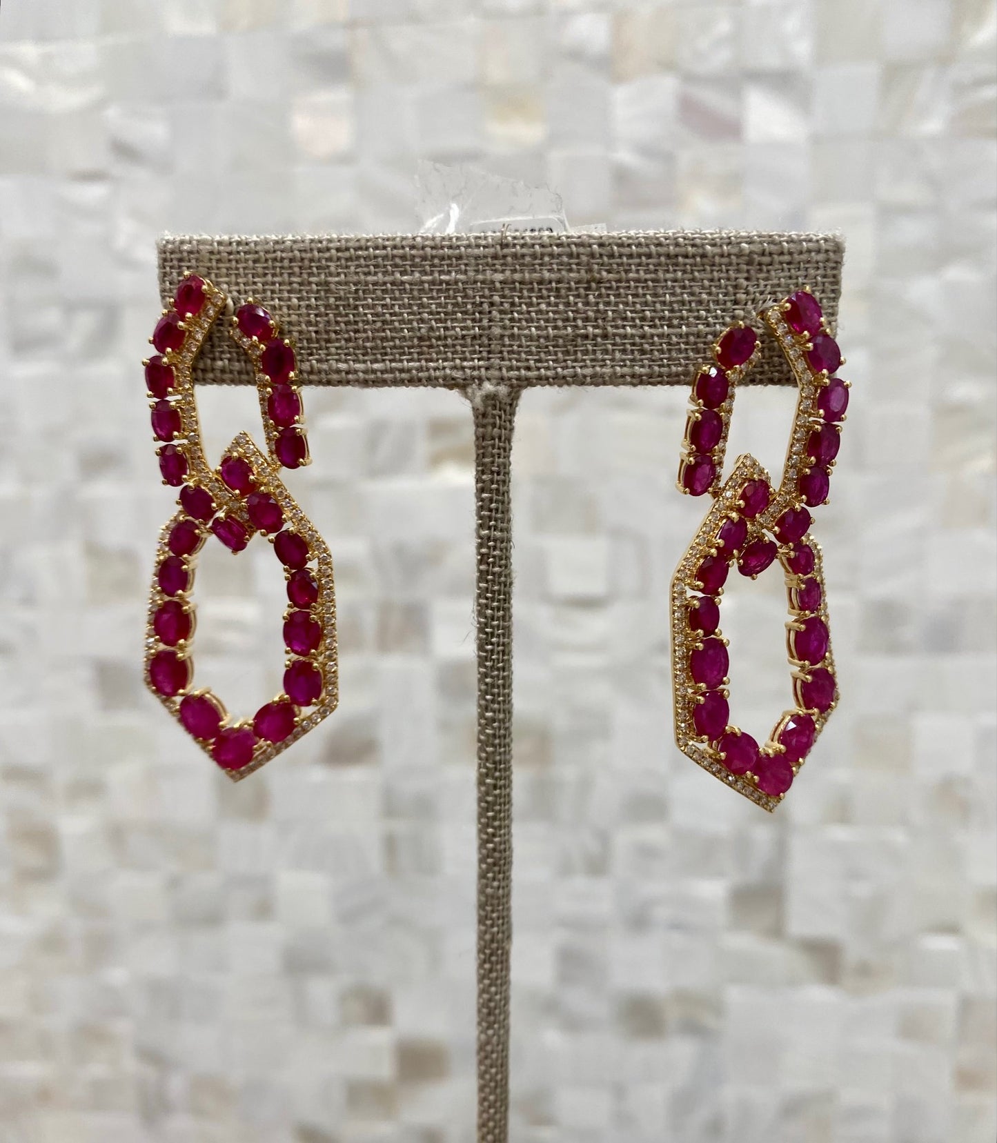 Emily Ruby Earrings