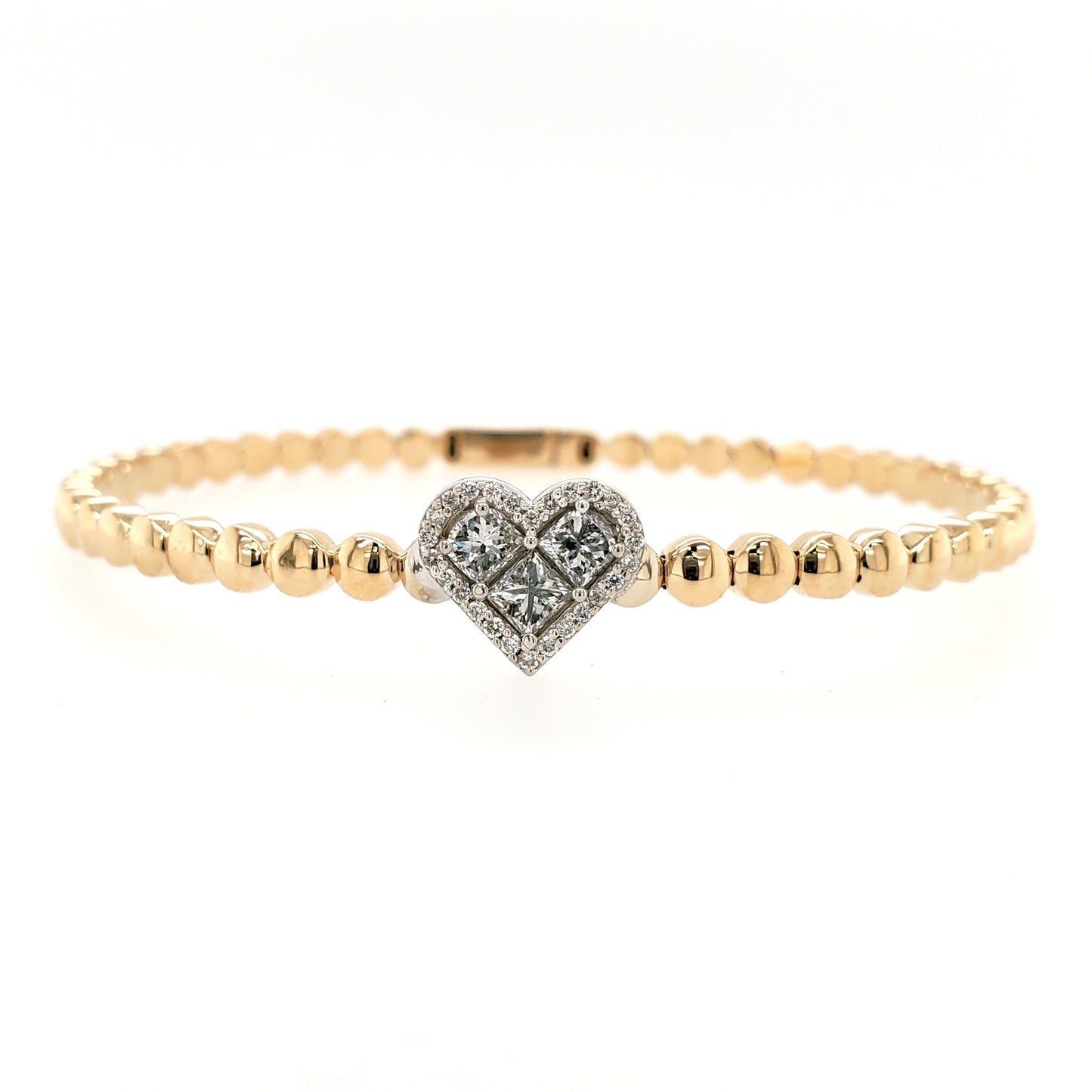 HEART DIAMOND BANGLE