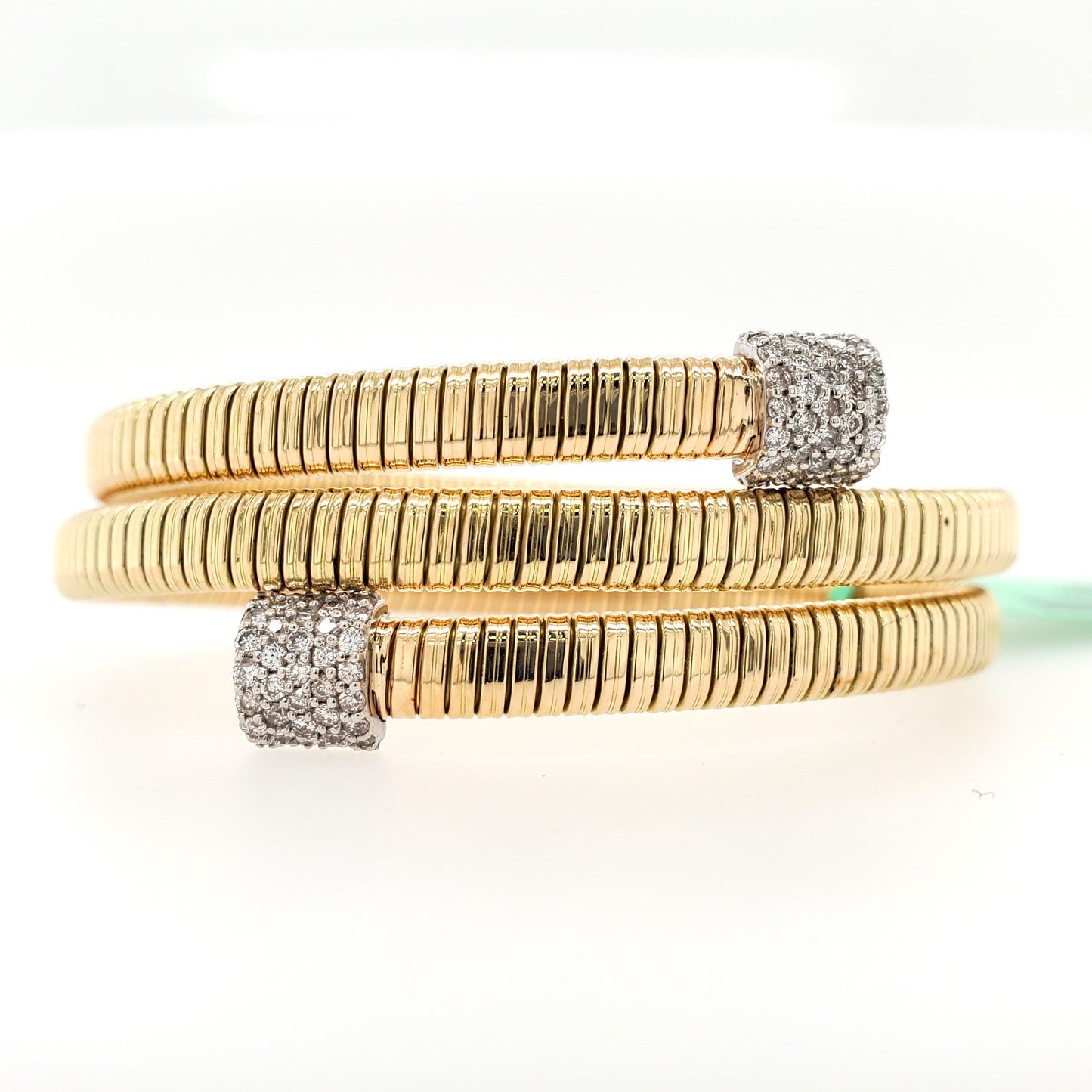 DIAMOND AND GOLD WRAP AROUND CUFF