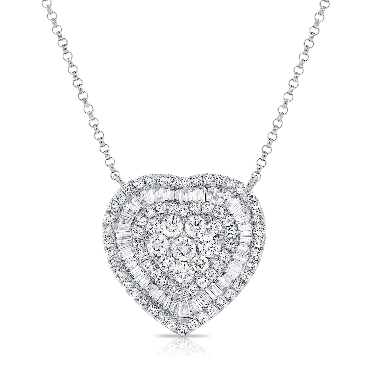 DIAMOND HEART NECKLACE