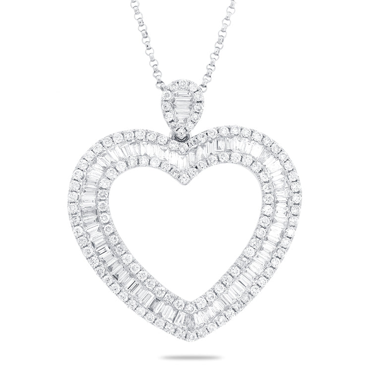 DIAMOND HEART NECKLACE