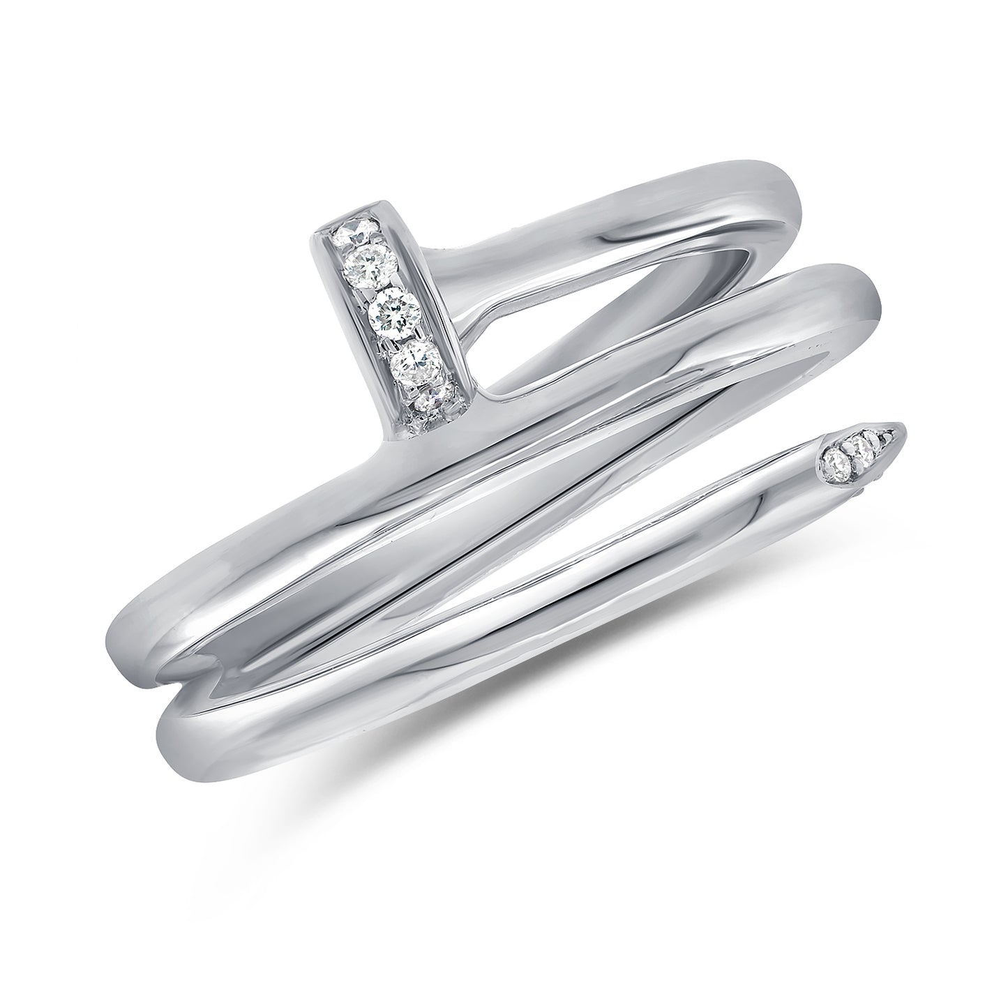 DIAMOND NAIL RING