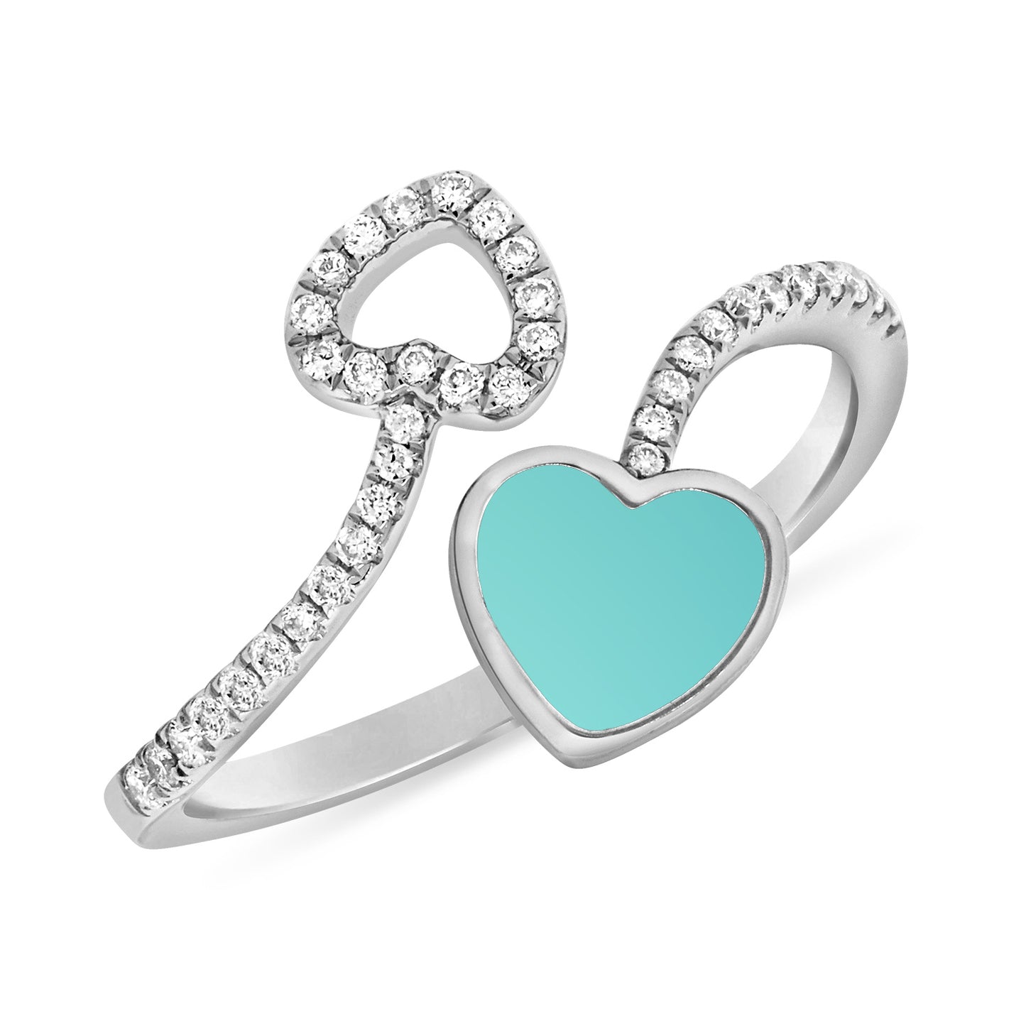 HEART WRAP AROUND RING