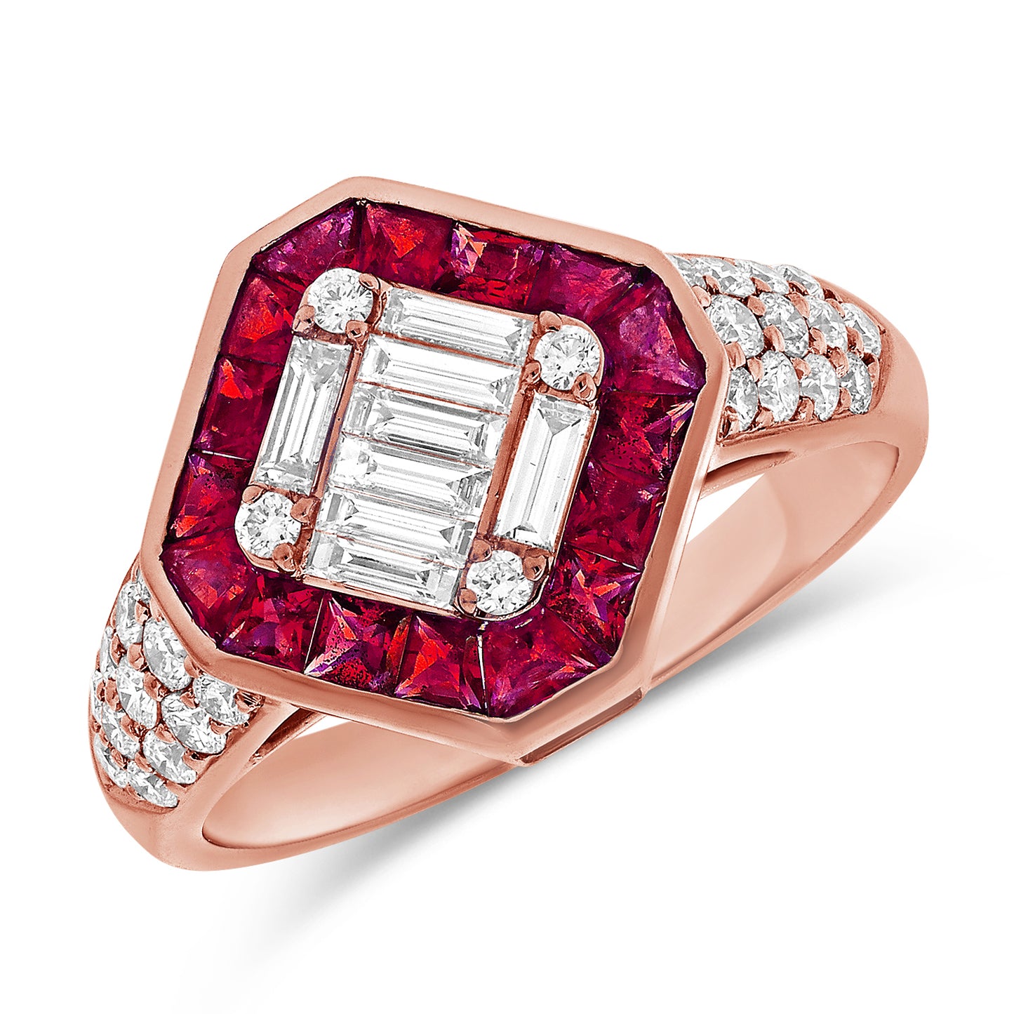 RUBY AND DIAMOND RING