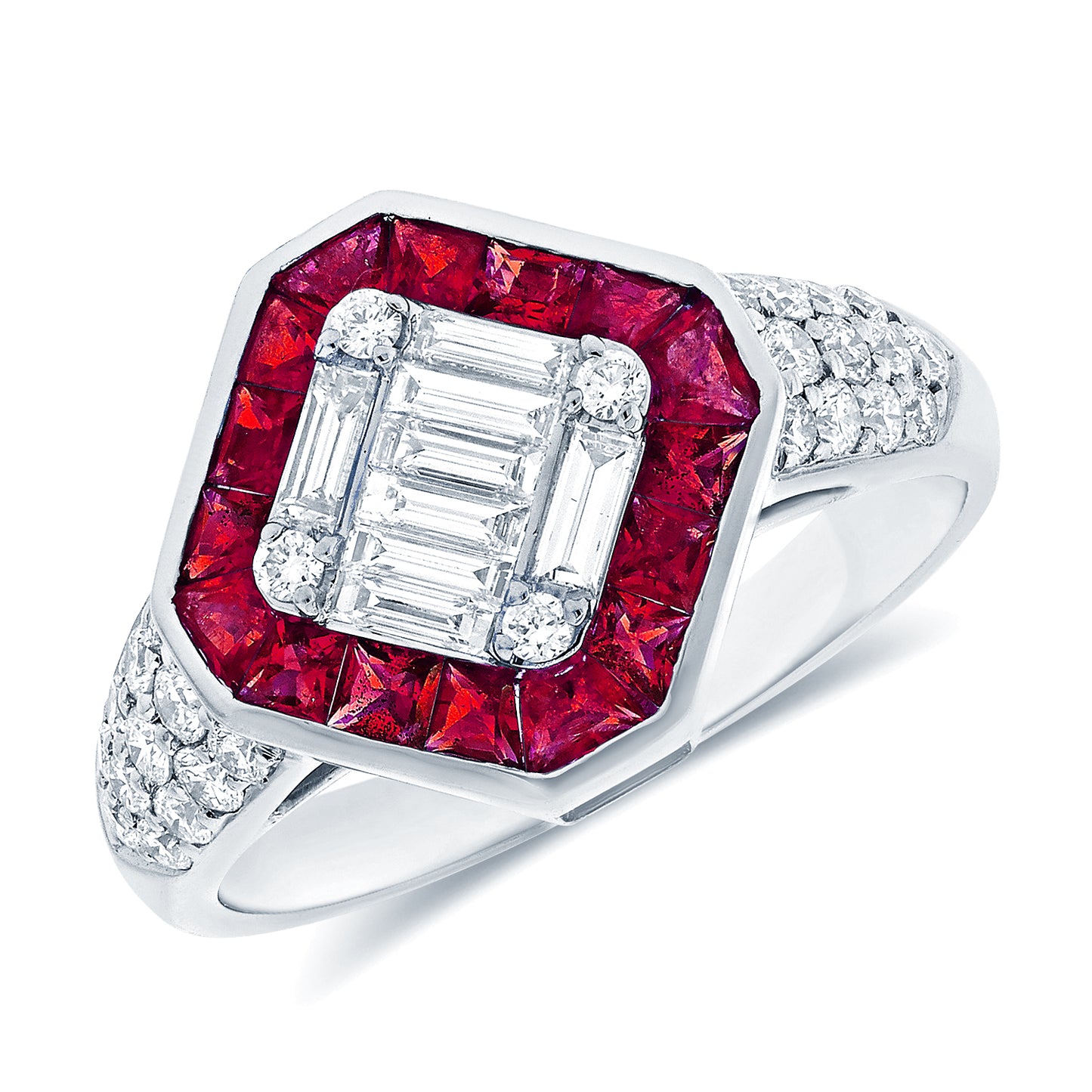 RUBY AND DIAMOND RING