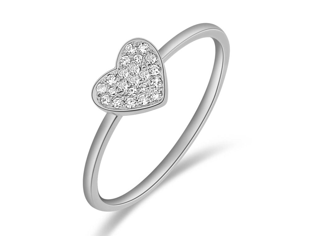 DIAMOND HEART RING