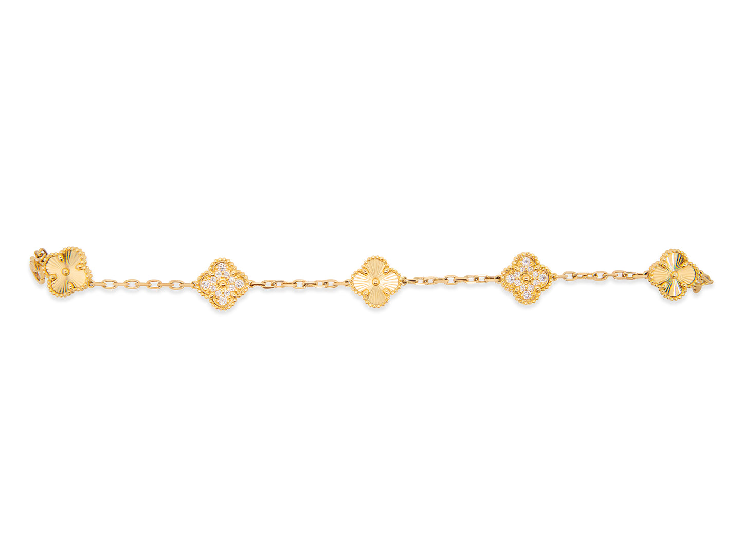 Diamond Clover Bracelet