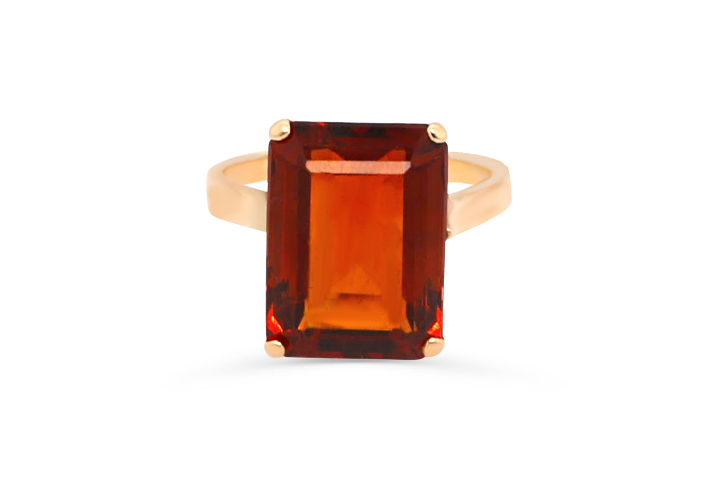 Amber Topaz Ring