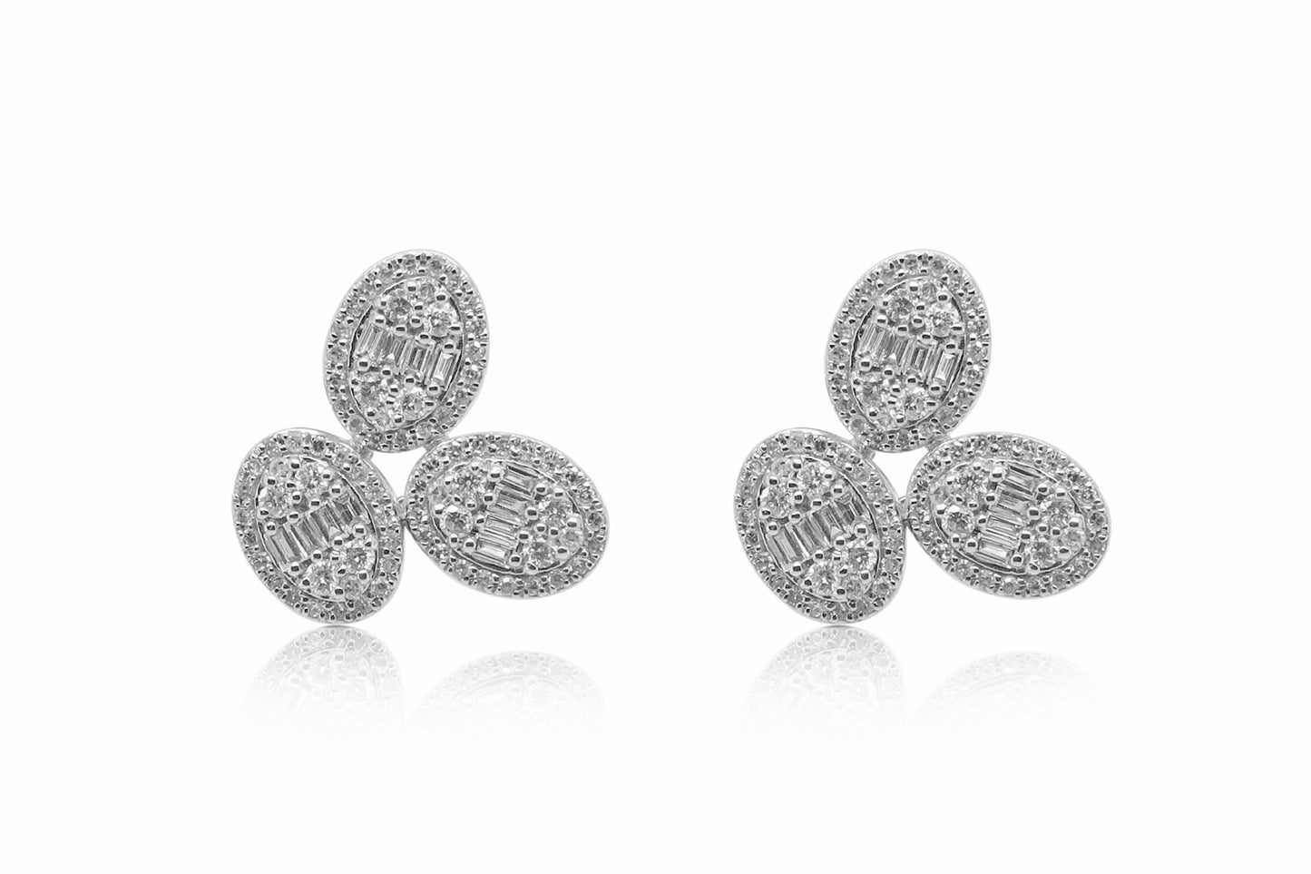 Diamond Trio Earrings