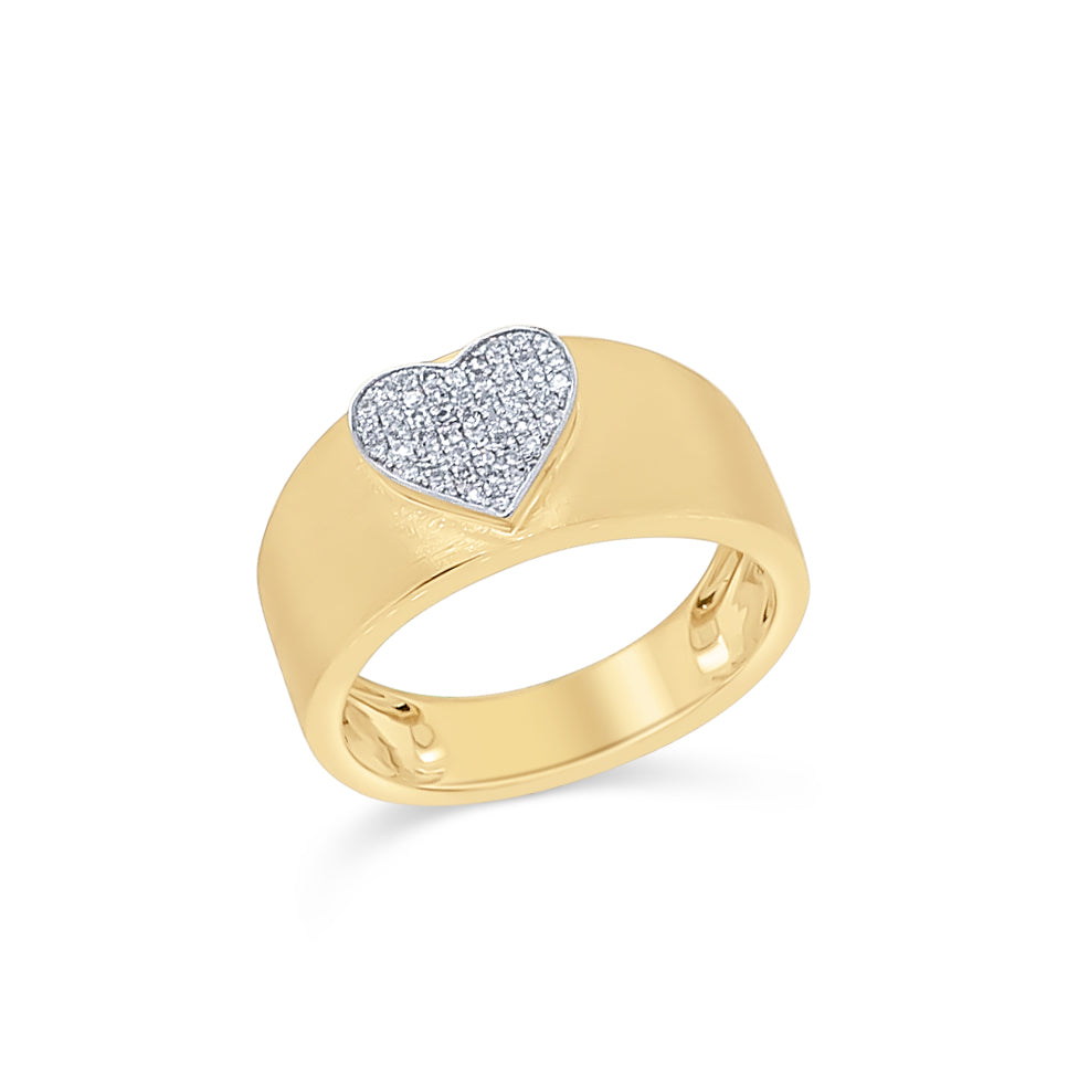 Heart Band Ring