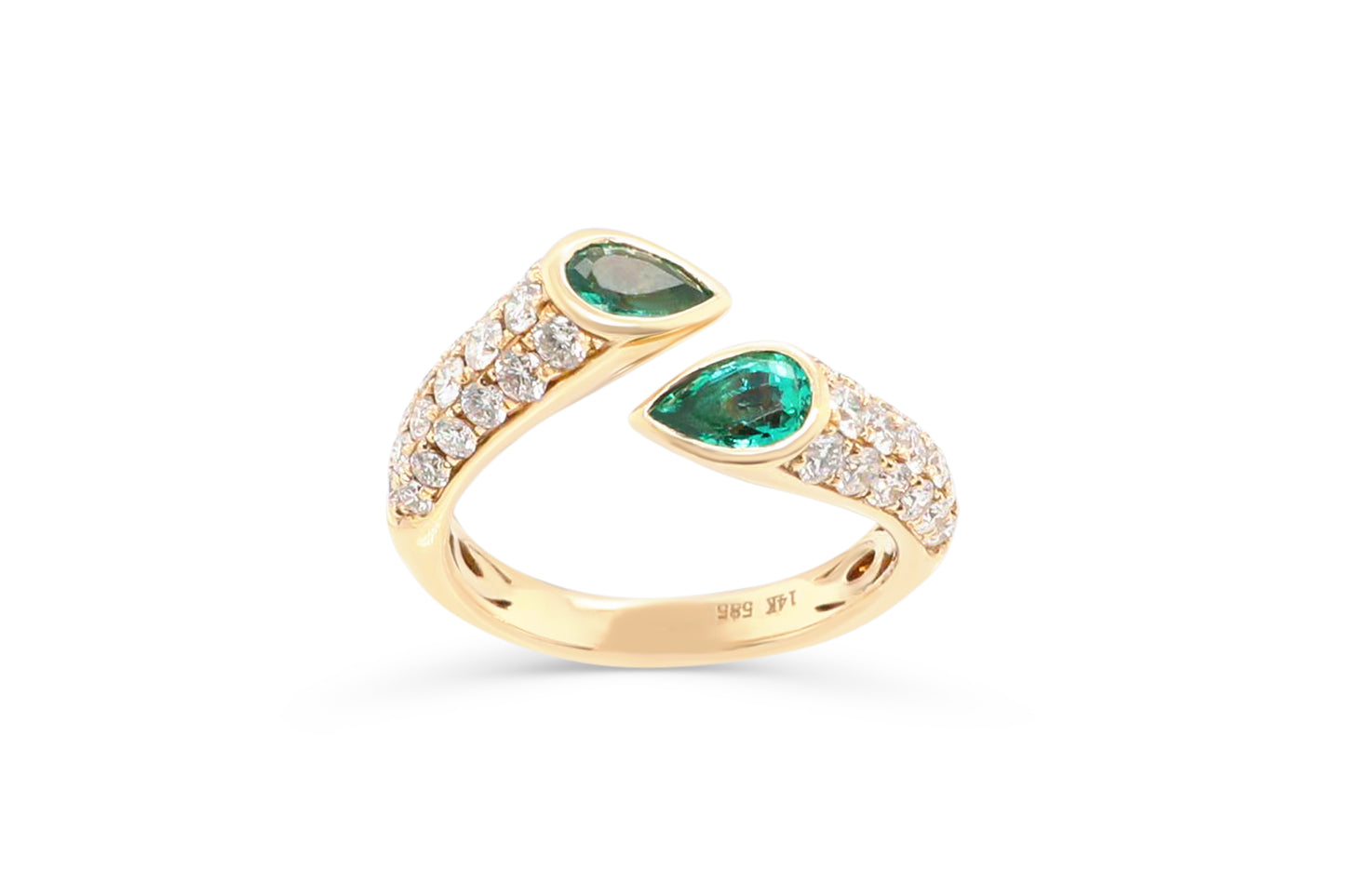 Adrienne Emerald Ring