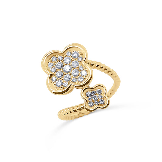 Clover Wrap Ring