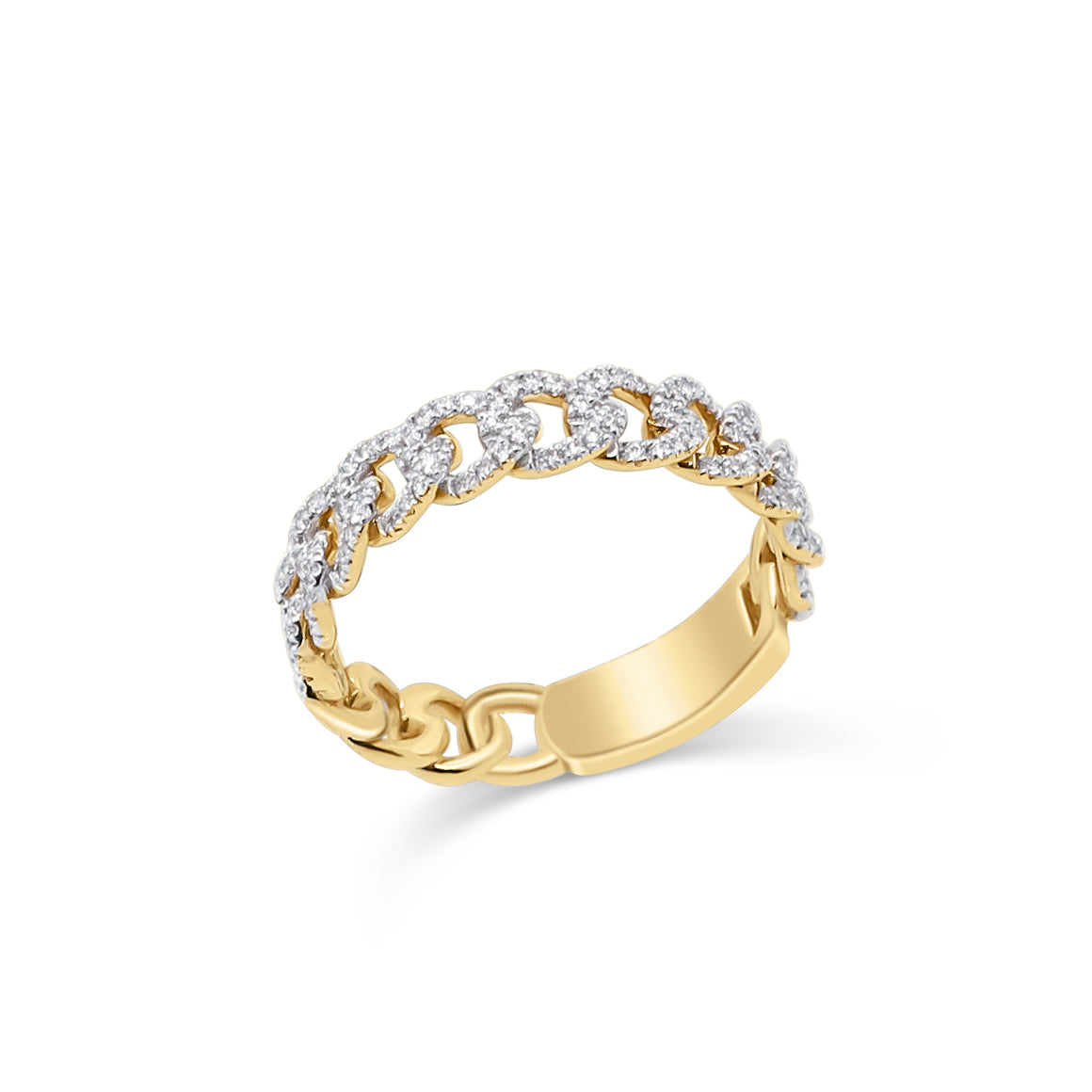 Diamond Link Ring